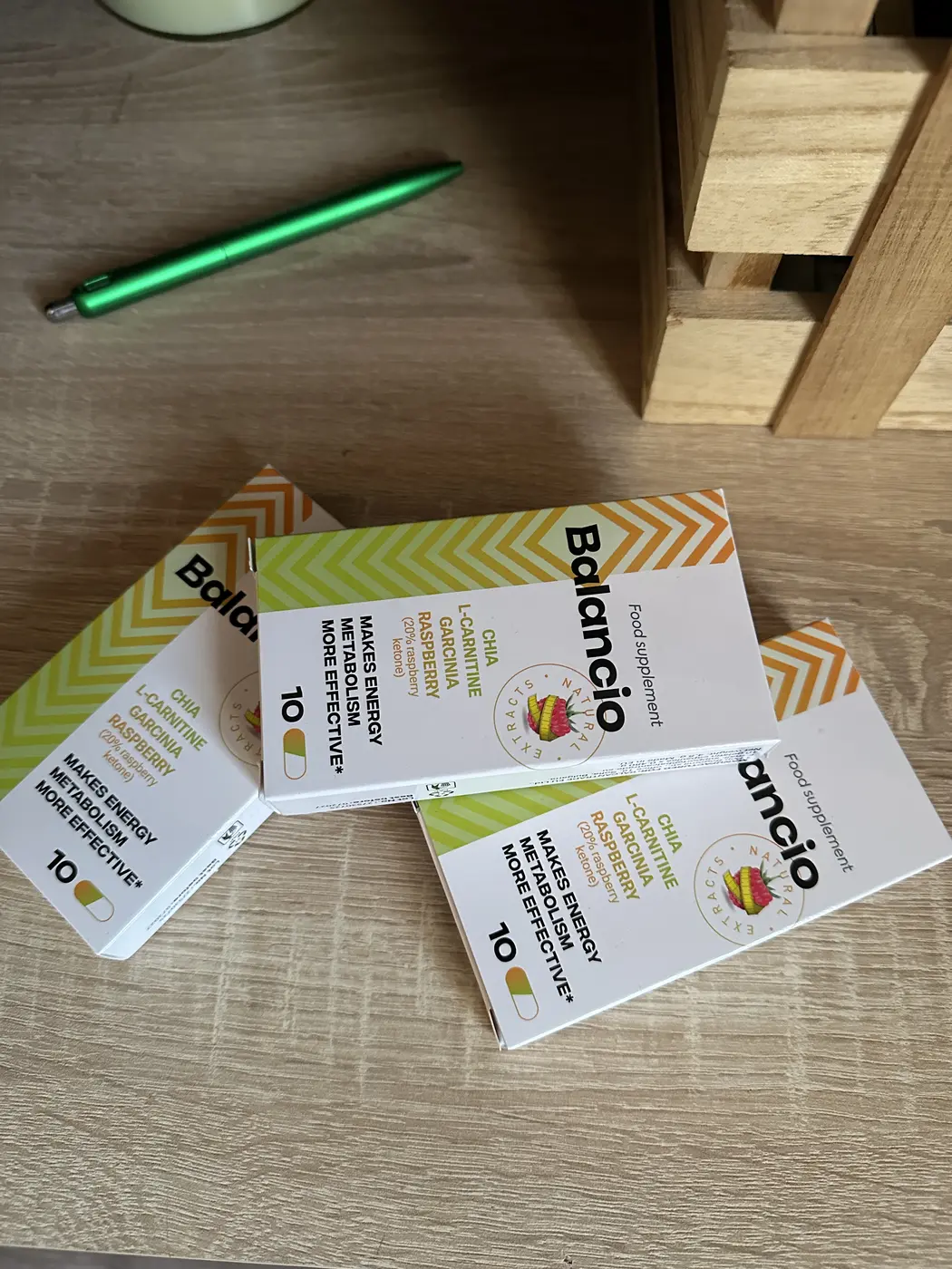 Tres cajas de Balancio